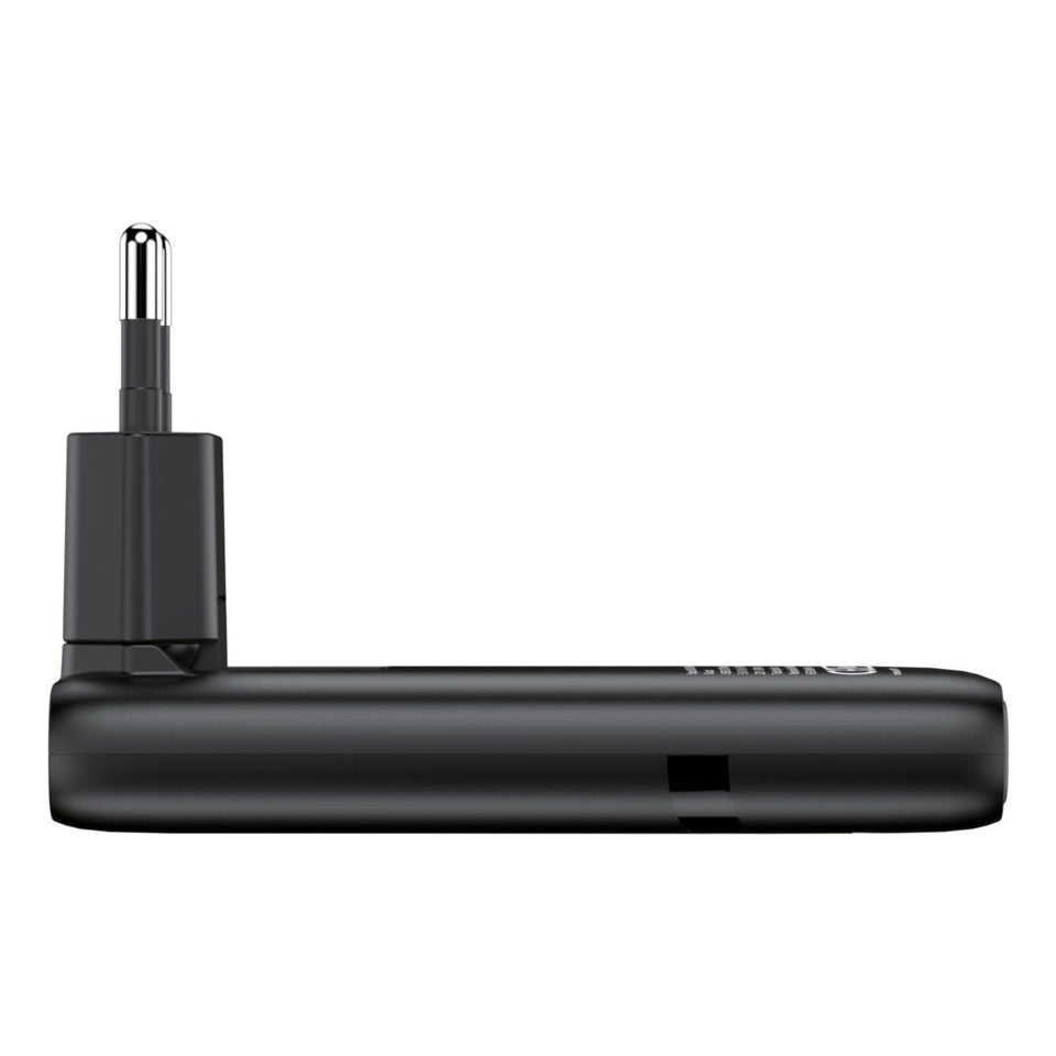 Fold 'n' Go GaN Ladegerät, 65W 2-Port EU-Stecker, schwarz VERBATIM 32354