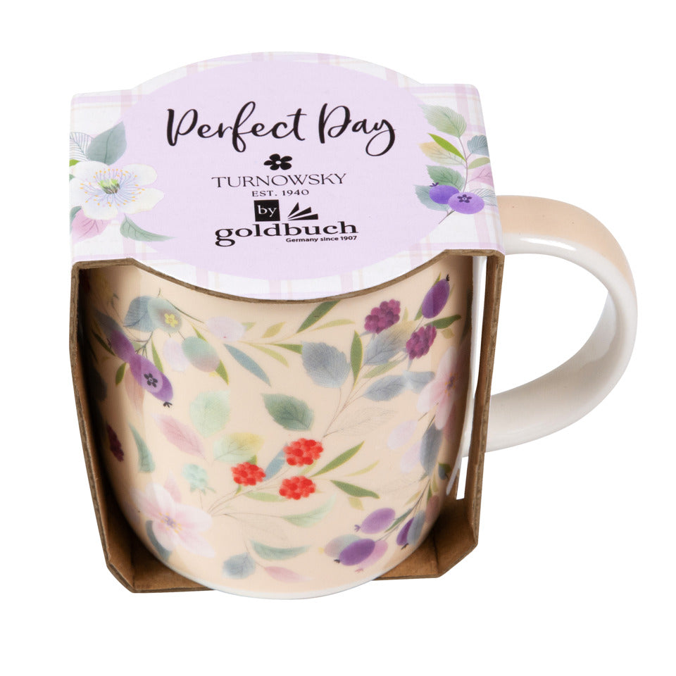 Kaffeetasse Blissful Blossom mango, 350 ml, Porzellan TURNOWSKY 46 559 TURNOWSKY 46 559 Porzellan