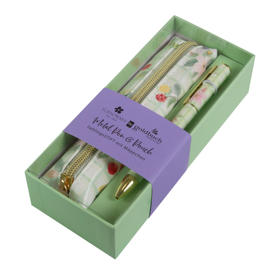 Schreibgeräteset Blissful Blossom green, 2-teilig TURNOWSKY 46 757 TURNOWSKY 46 757 2-teilig