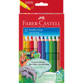Farbstiftetui Jumbo Grip lang, 12 Stück FABER CASTELL 110912 FABER CASTELL 110912 lang