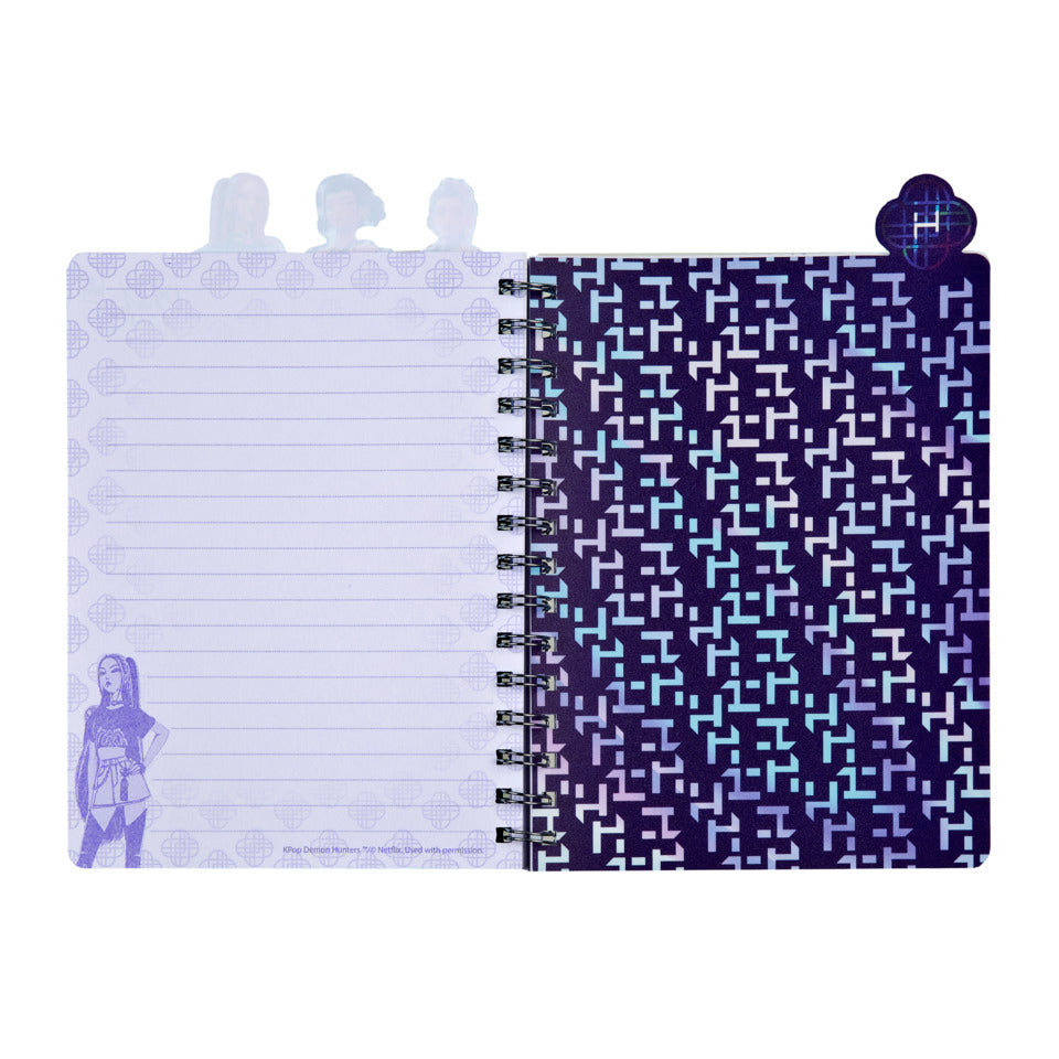 Spiralnotizblock KPop Demon Hunters lila, A5, 80g/m², 80 Blatt, liniert UNDERCOVER KPDH0587 UNDERCOVER KPDH0587 A5 lila