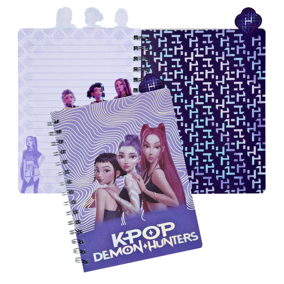 Spiralnotizblock KPop Demon Hunters lila, A5, 80g/m², 80 Blatt, liniert UNDERCOVER KPDH0587 UNDERCOVER KPDH0587 A5 lila