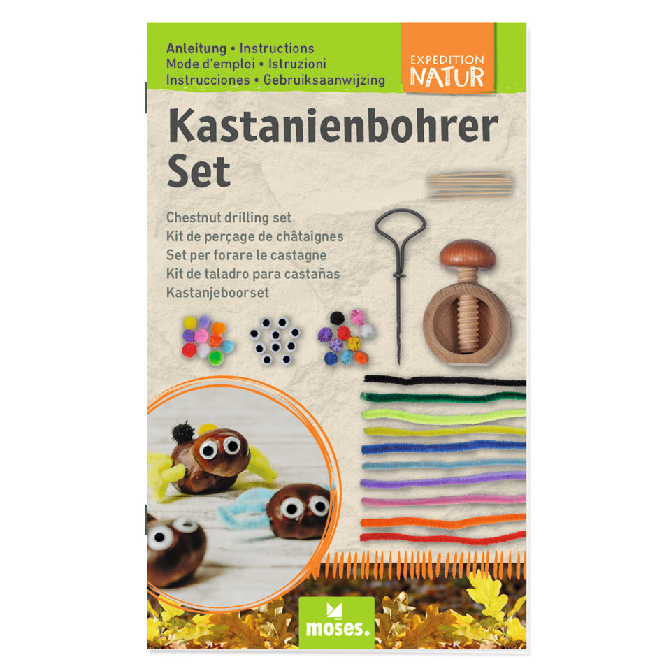 Expedition Natur Kastanienbohrer Set MOSES.VERLAG 9907 MOSES VERLAG 9907