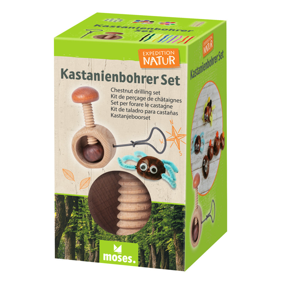 Expedition Natur Kastanienbohrer Set MOSES.VERLAG 9907 MOSES VERLAG 9907