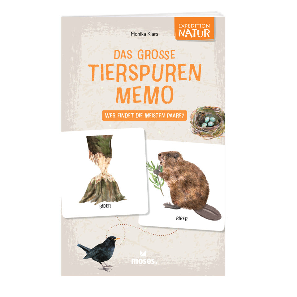 Expedition Natur Das große Tierspuren MOSES.VERLAG 9911 MOSES VERLAG 9911 MEMO