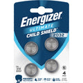 Knopfzellen-Batterie Lithium CR2032, 235 mAh, UltimateChildShield, 4 Stück ENERGIZER E304206103 ENERGIZER E304206103 UltimateChildShield