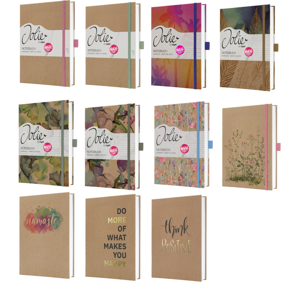 Warenpaket Notizbuch Jolie Pure, A5, 24 Stück, sortiert SIGEL SF581 SIGEL SF581 Jolie Warenpaket