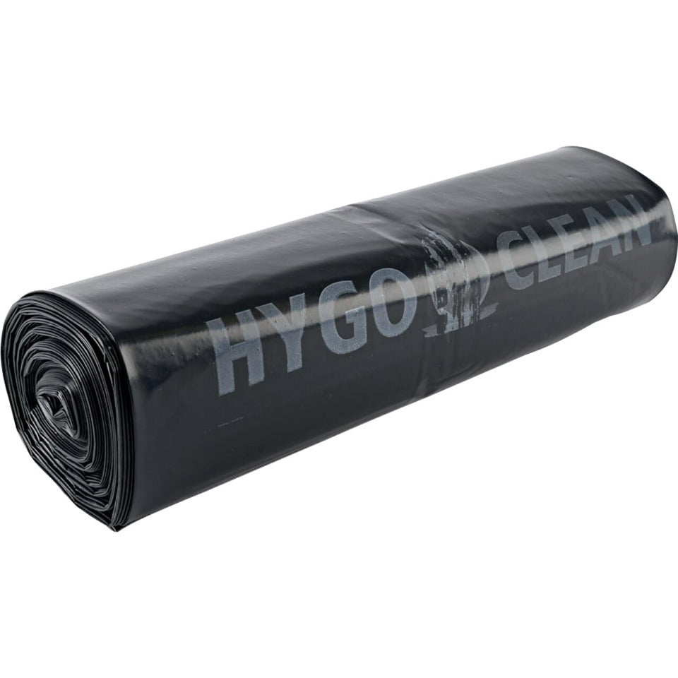 Abfallsäcke Premium, 120 Liter, 80 my, schwarz, LDPE-Folie, 25 Stück HYGOSTAR 32323 HYGOSTAR 32323 25 Stück pro Rolle