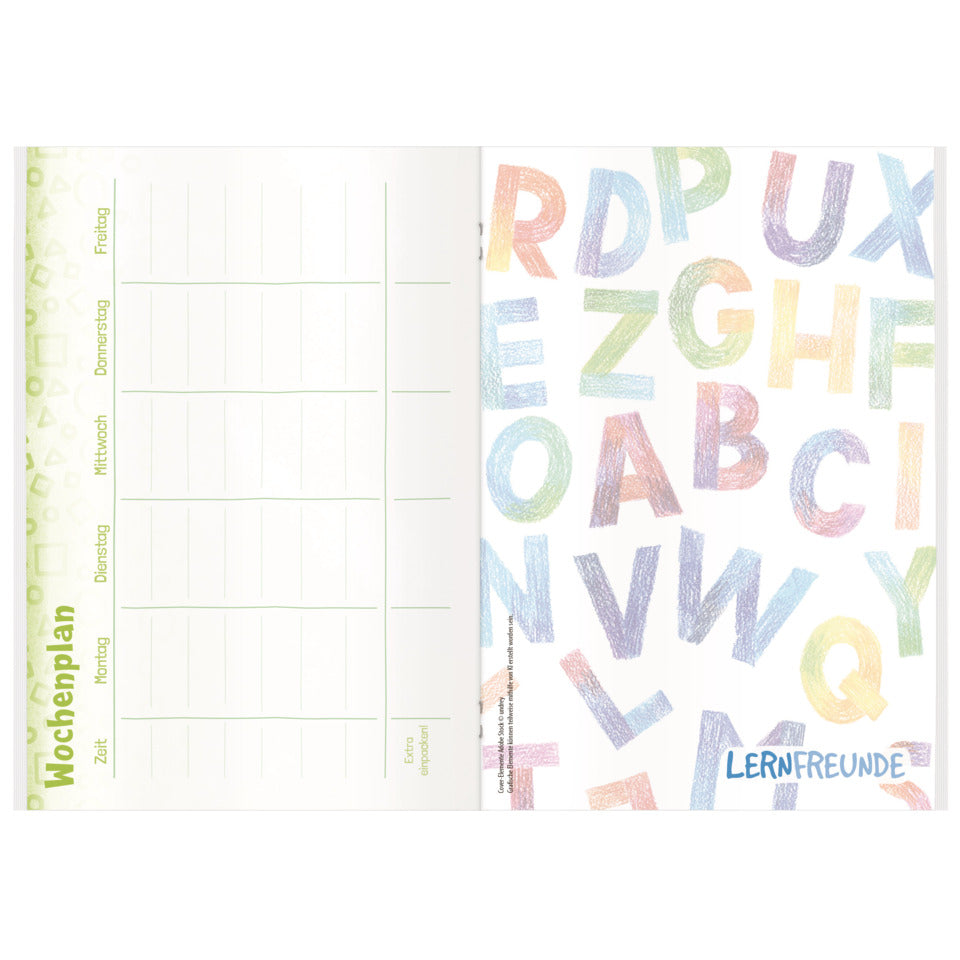 Oktavheft, A6, 80g/m², 64 Seiten, sortiert LERNFREUNDE 11519-5 LERNFREUNDE  11519-5 geheftet, 80 g/m²