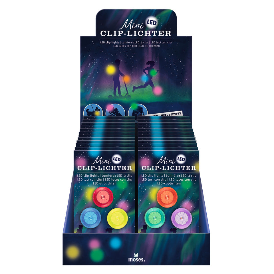 LED-Clip-Licht 3er Set, sortiert MOSES.VERLAG 27229