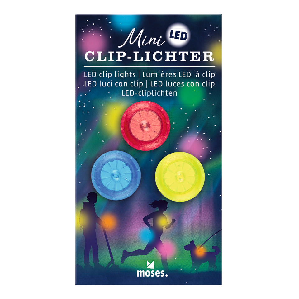 LED-Clip-Licht 3er Set, sortiert MOSES.VERLAG 27229