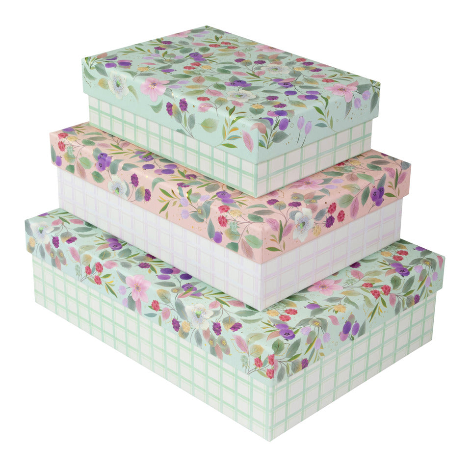Geschenkkarton Blissful Blossom, 3-teilig TURNOWSKY 85 858 TURNOWSKY 85 858 3-tlg.