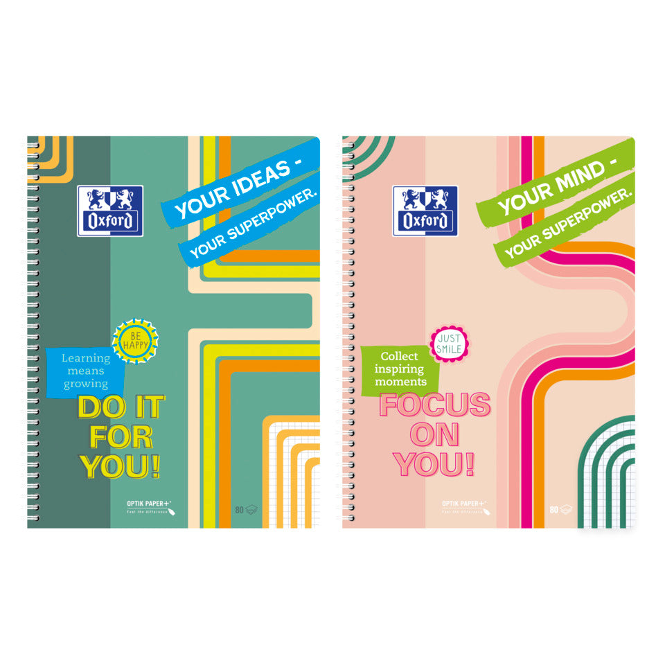 Collegeblock Mind Power Limited 2026, A4+, 80 Blatt, kariert, sortiert OXFORD 400206296 OXFORD 400206296 Mind Power Limited 2026