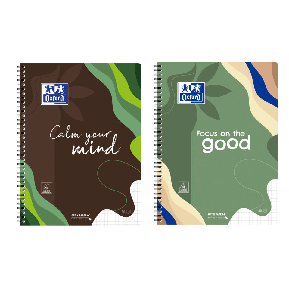 Collegeblock Calm Nature Limited 2026, A4+, 80 Blatt, kariert, sortiert OXFORD 400206138 OXFORD 400206138 Calm Nature Limit 2026
