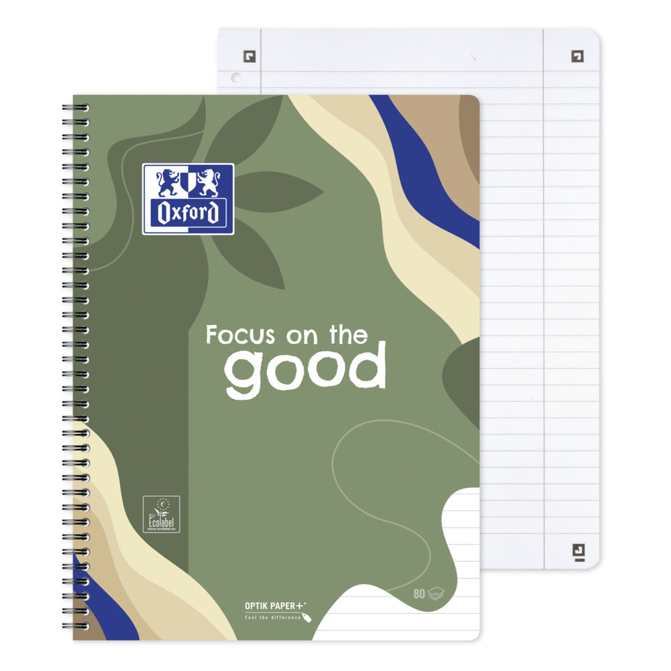 Collegeblock Calm Nature Limited 2026, A4+, 80 Blatt, liniert, sortiert OXFORD 400206111 OXFORD 400206111 Calm Nature Limit 2026