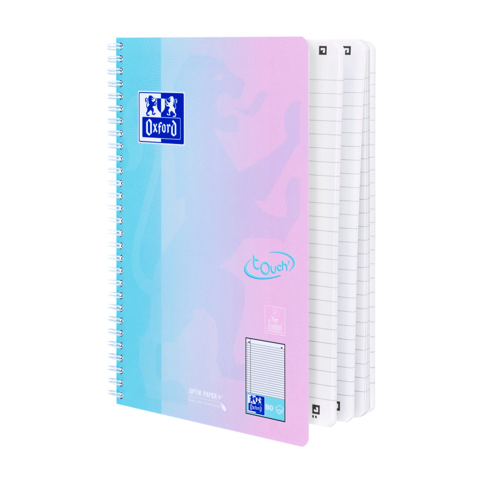 Collegeblock Touch, B5, 80 Blatt, liniert, sortiert OXFORD 400207025 OXFORD 400207025 Touch