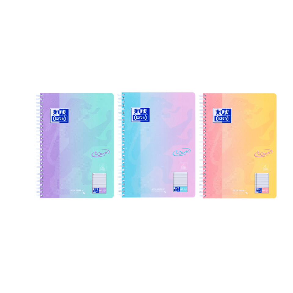 Collegeblock Touch, B5, 80 Blatt, liniert, sortiert OXFORD 400207025 OXFORD 400207025 Touch