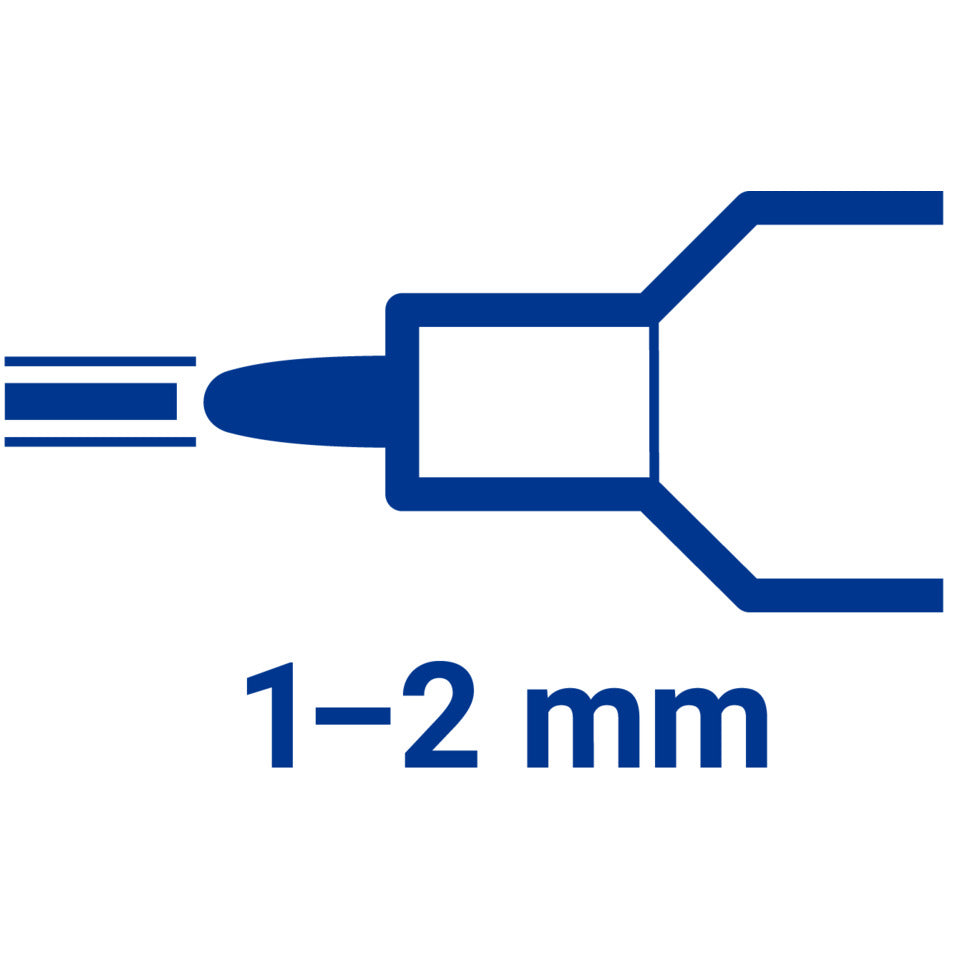 Lackmarker 751, 1-2mm, Rundspitze, gold EDDING 4751053 EDDING 751-053   Rundspitze