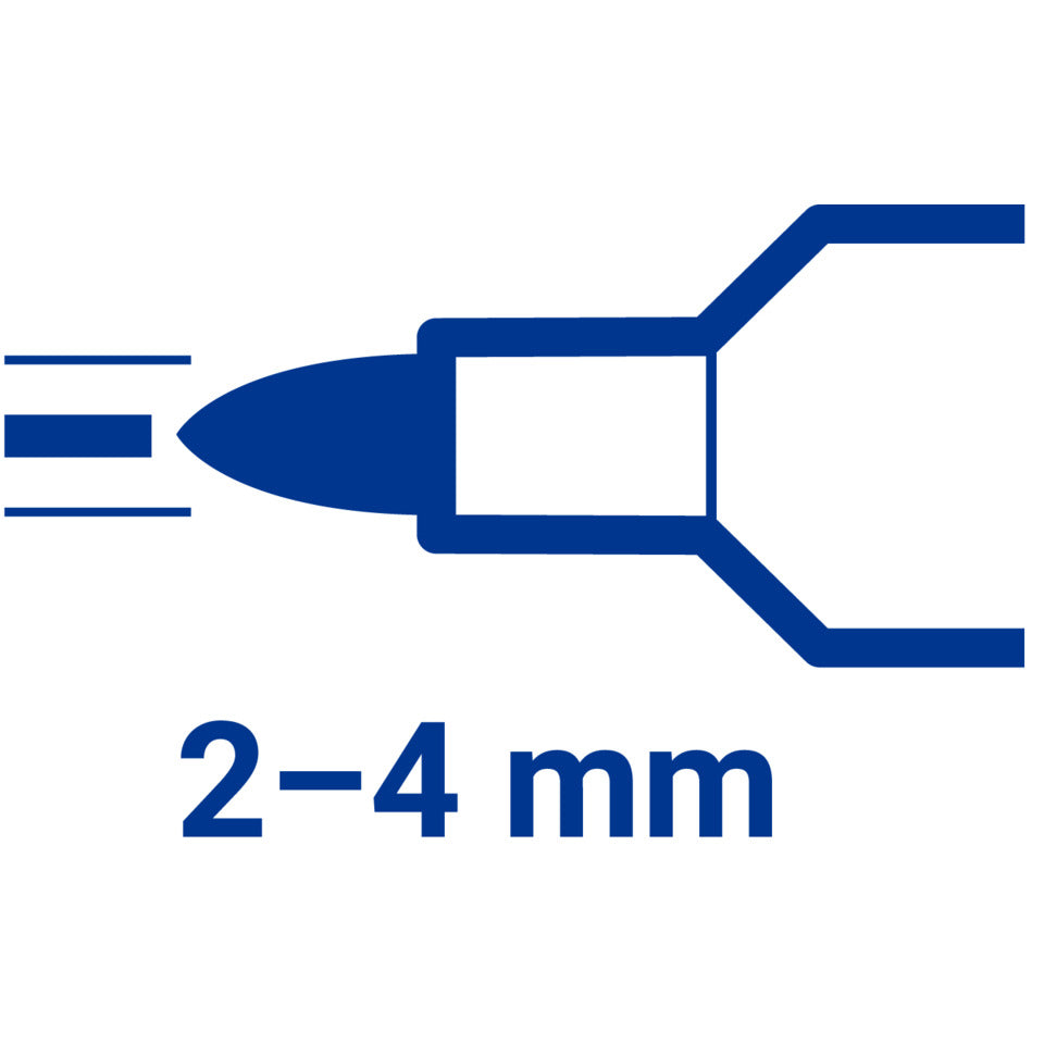 Lackmarker 750, 2-4mm, Rundspitze, silber EDDING 4-750054 EDDING 4-750054  Rundspitze