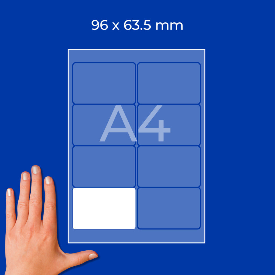 Universaletiketten ablösbar, 96x63,5mm, 200 Stück, weiß AVERY ZWECKFORM L4745REV-25 ZWECKFORM L4745REV-25 200ST