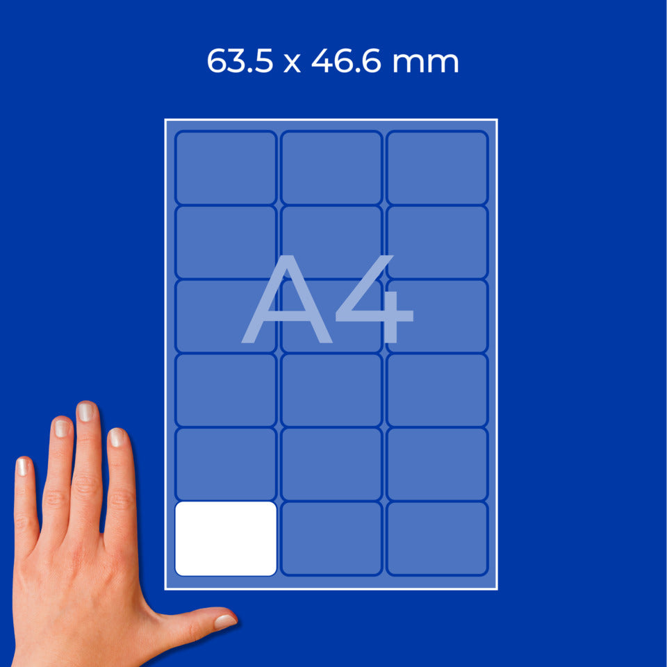 Universaletiketten ablösbar, 63,5x46,6mm, 540 Stück, weiß AVERY ZWECKFORM L6025REV-25 ZWECKFORM L6025REV-25 450ST