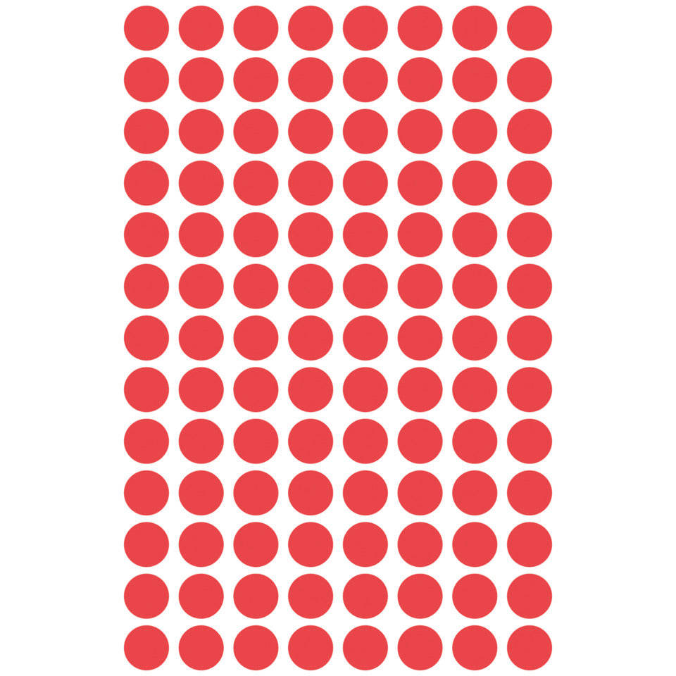 Markierungspunkte, Ø8mm, 416 Stück, rot AVERY ZWECKFORM 3010 ZWECKFORM 3010 permanent haftend