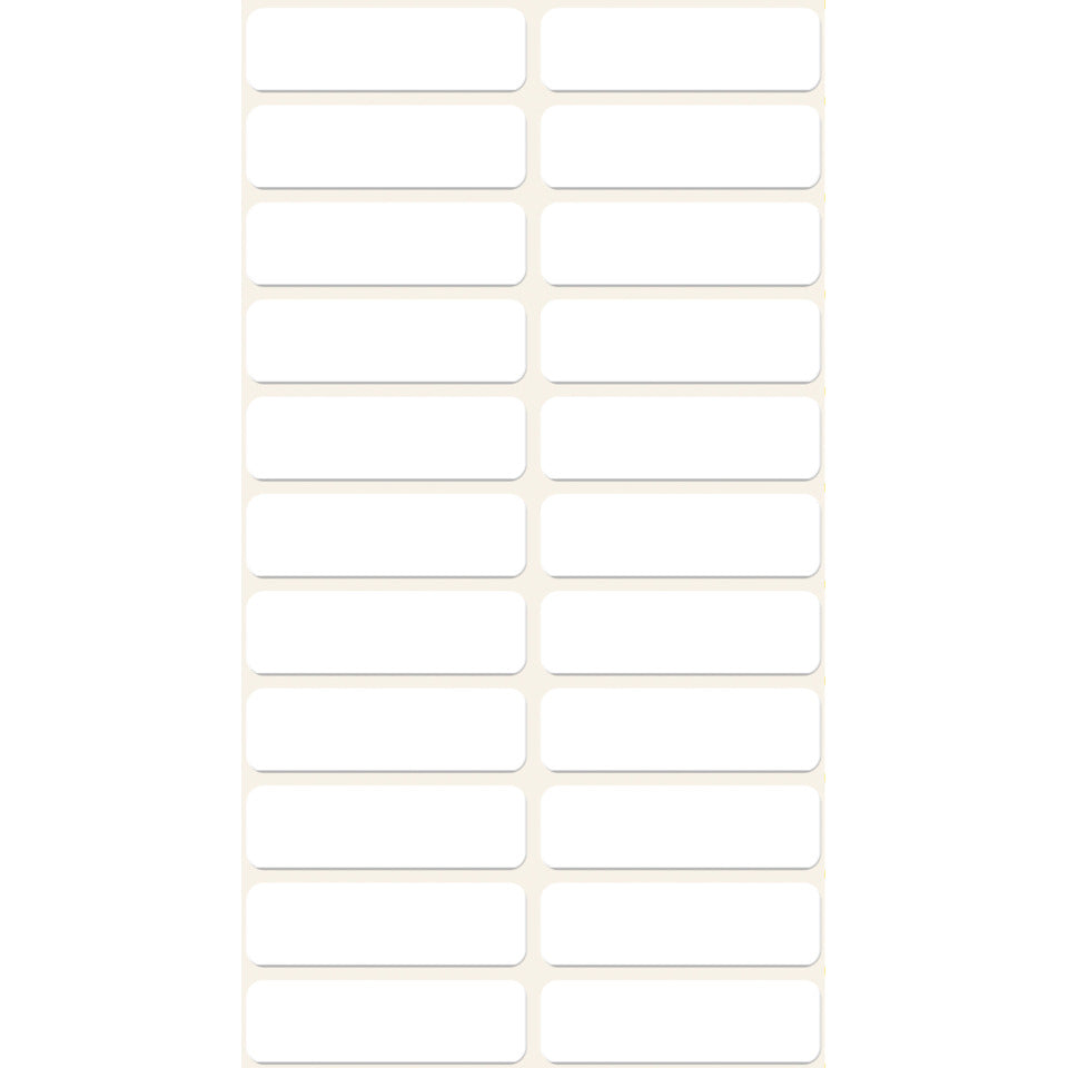 Vielzwecketiketten, 32x10mm, 132 Stück, weiß AVERY ZWECKFORM 3044