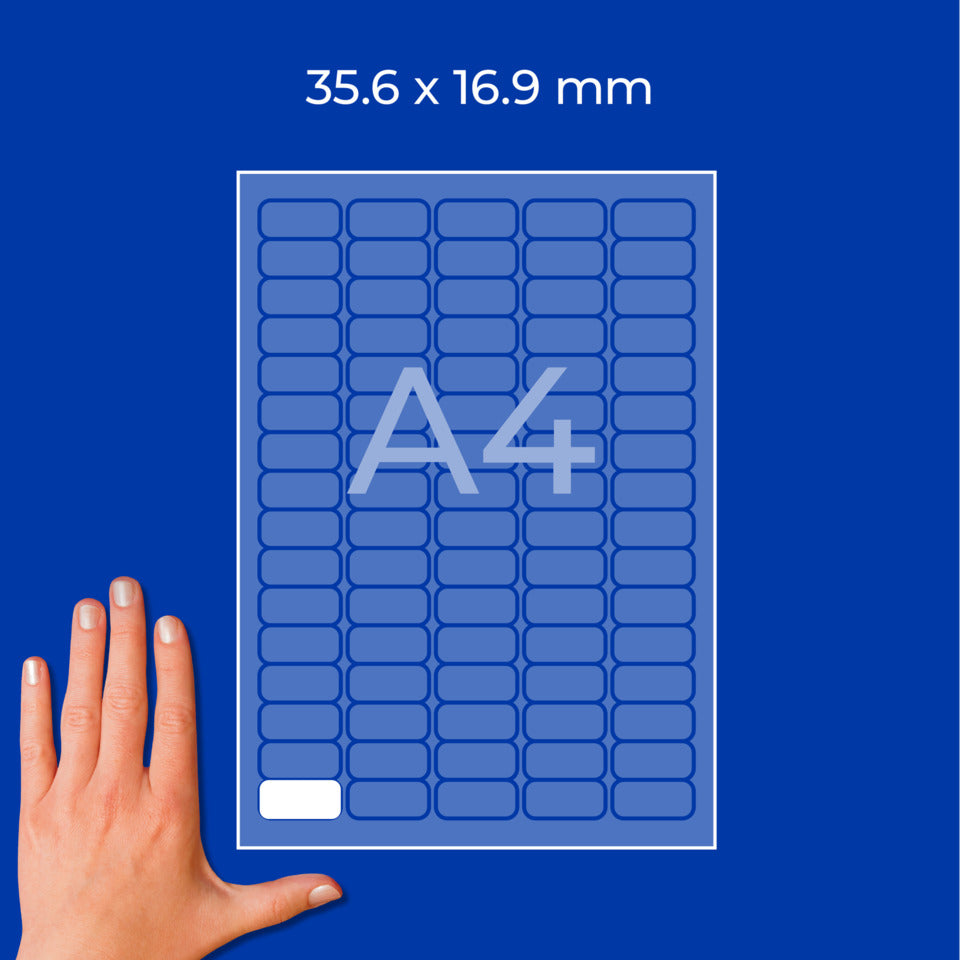 Universaletiketten ablösbar, 35,6x16,9mm, 2400 Stück, weiß AVERY ZWECKFORM L4732REV-25 ZWECKFORM L4732REV-25 weiß