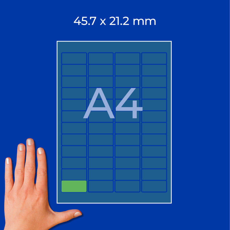 Farbige Etiketten ablösbar, 45,7x21,2mm, 960 Stück, grün AVERY ZWECKFORM L6040-20