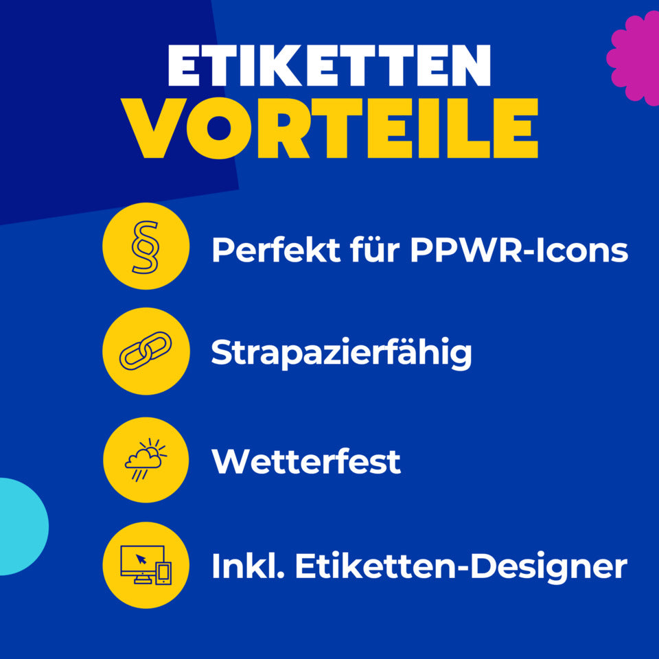 Universaletiketten, 35,6 x 16,9 mm, PPWR, permanent, 520 Stück, weiß AVERY ZWECKFORM L7073-8 AVERY ZWECKFORM L7073-8 permanent