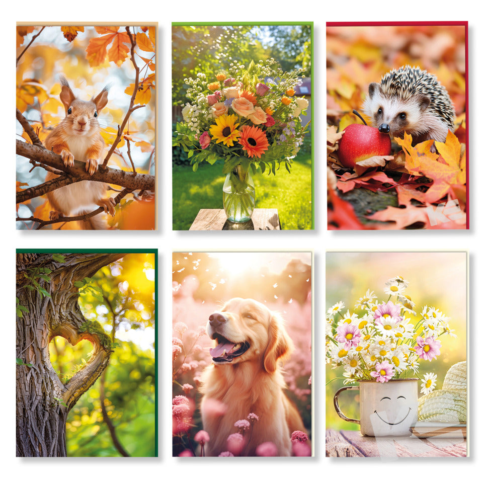 Allgemeine Karte Herbst, 11,5 x 17 cm, sortiert  49-2750 49-2750 Bild