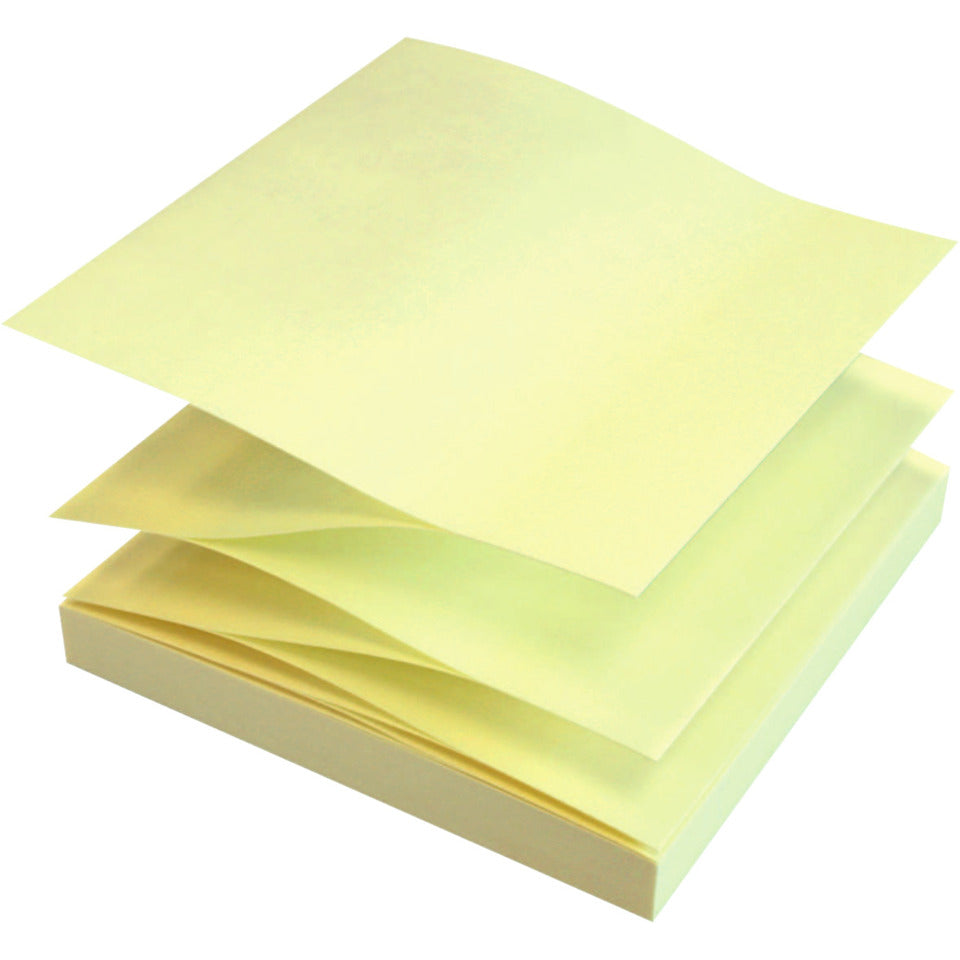 Haftnotiz Z-Notes, 75 x 75 mm, 100 Blatt, gelb GLOBAL NOTES 5644-01