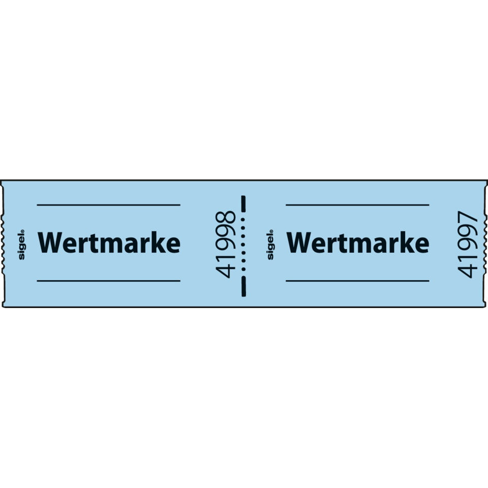 Gutscheinmarke, 500 Stück, blau SIGEL GR555 SIGEL Gr555 Wertmarke