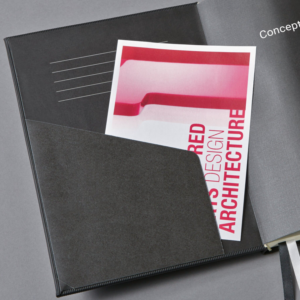 Notizbuch Conceptum, A5, Magnetverschluss, Hardcover, kariert, schwarz SIGEL CO161 SIGEL CO161 Conceptum Hardcov.