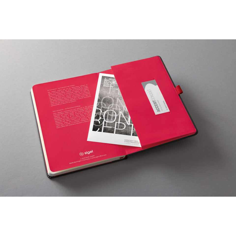 Notizbuch Conceptum Red Edition, A5, Hardcover, liniert SIGEL CO663 CONCEPTUM CO663 Red Edition