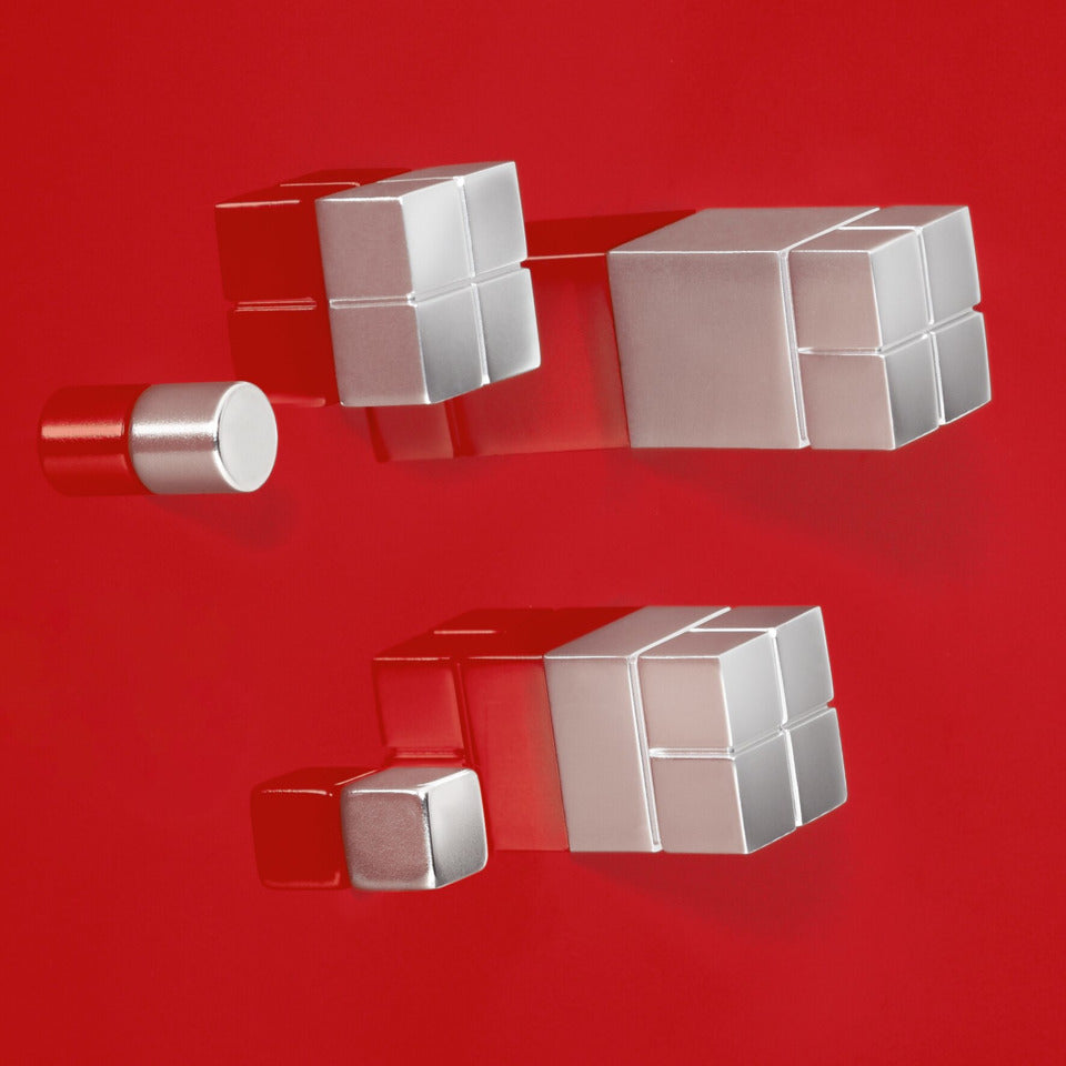 Magnet Neodym Cube C5, 10x10mm, 6 Stück, silber SIGEL BA192 SIGEL BA192 Super Dym C5 10x10mm