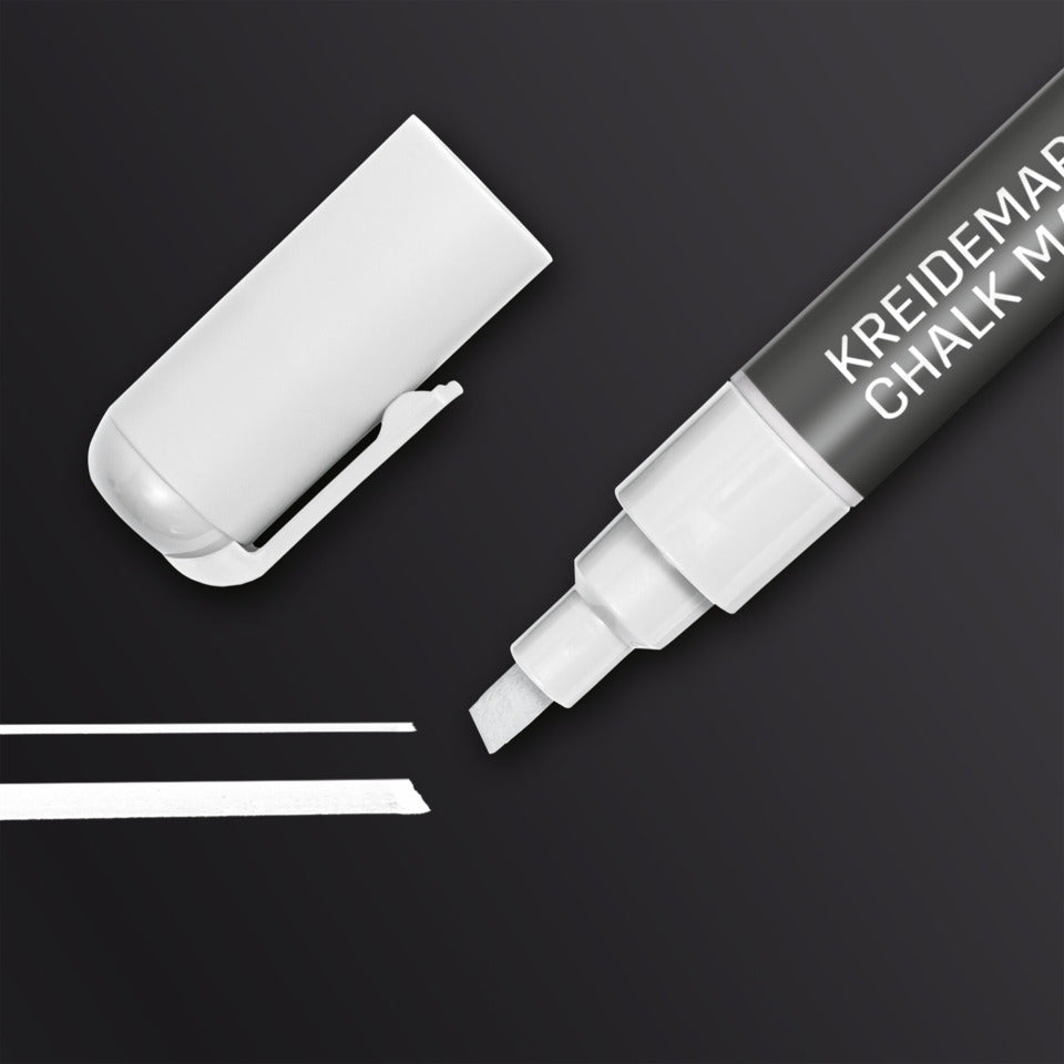 Kreidemarker 50, 1-5mm, Keilspitze, weiß SIGEL BA181 SIGEL BA181 Keilspitze 50
