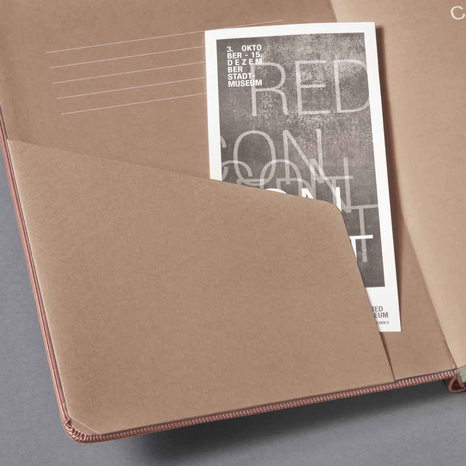 Notizbuch Conceptum, A5, 80g/m², Hardcover, kariert, rose metallic SIGEL CO400 SIGEL CO400 Conceptum Hardcover