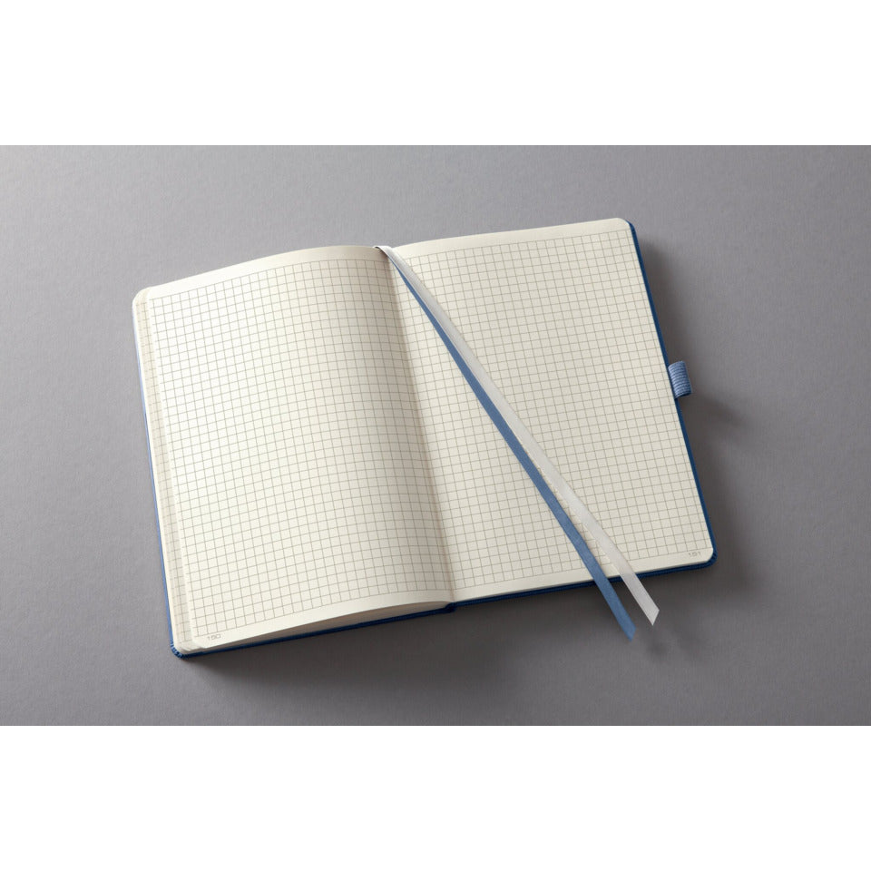 Notizbuch Conceptum, A5, 80g/m², Hardcover, kariert, blue metallic SIGEL CO402 SIGEL CO402 Conceptum Hardcover