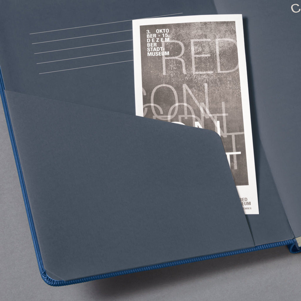 Notizbuch Conceptum, A5, 80g/m², Hardcover, kariert, blue metallic SIGEL CO402 SIGEL CO402 Conceptum Hardcover