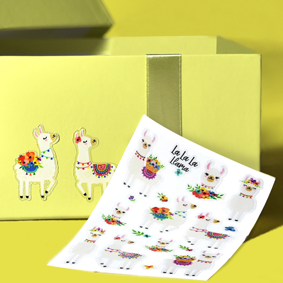 Sticker Glitter Alpaka, 16 Stück AVERY ZWECKFORM 57294