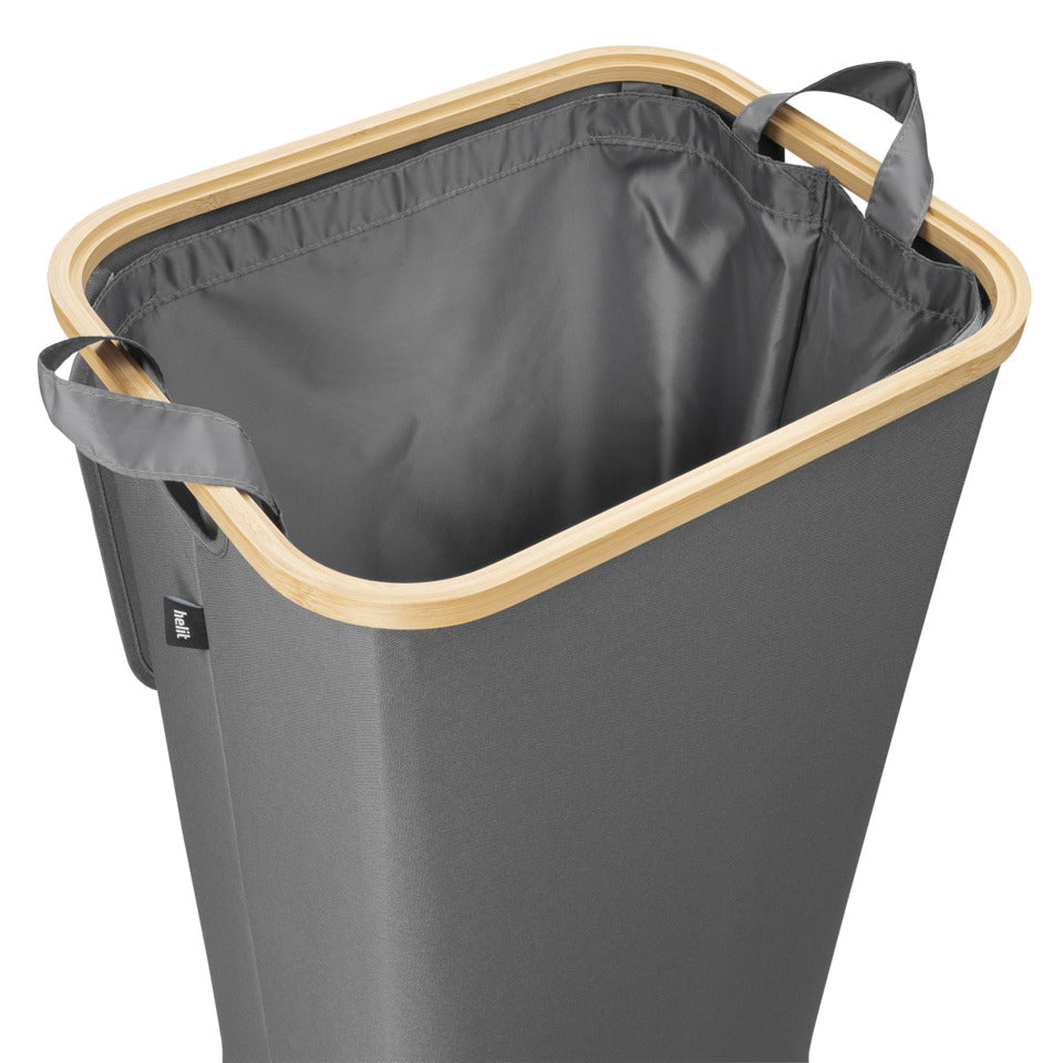 Pfandflaschensammler, 415 x 745 x 345 mm, 100 Liter, eckig, grau HELIT H2406087 HELIT H2406087 415x745x345mm