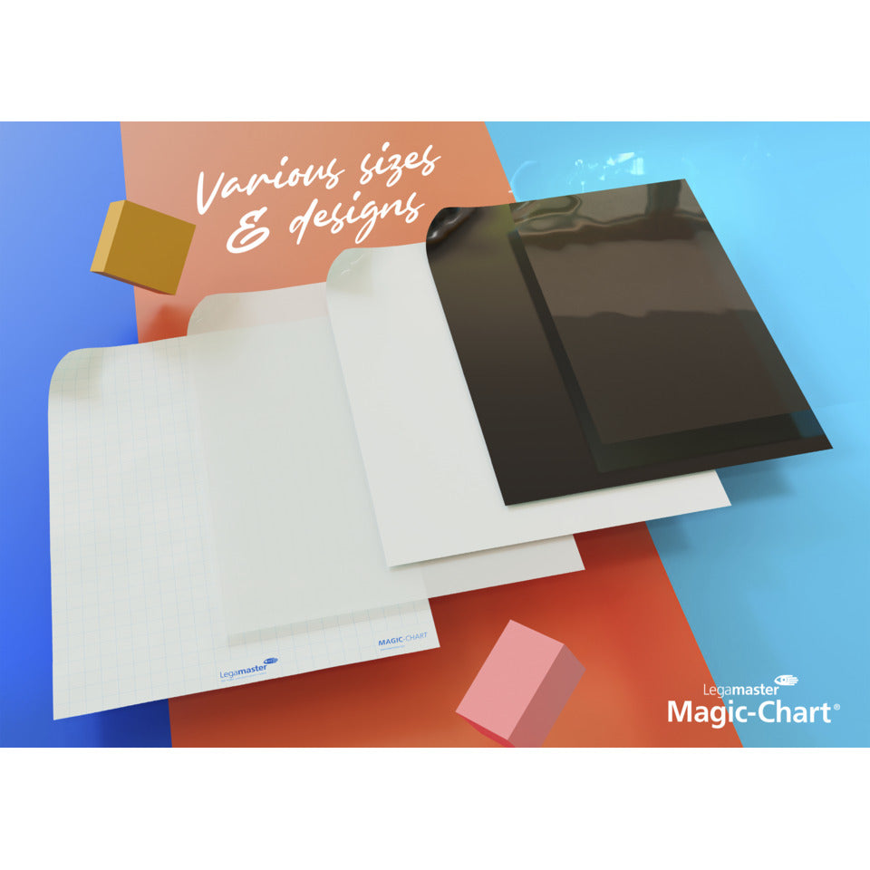 Schreibfolie Magic-Chart Flipchart, 60 x 80cm, 25 Blatt, weiß LEGAMASTER 7-159000 LEGAMASTER 7-159000 60x80cm