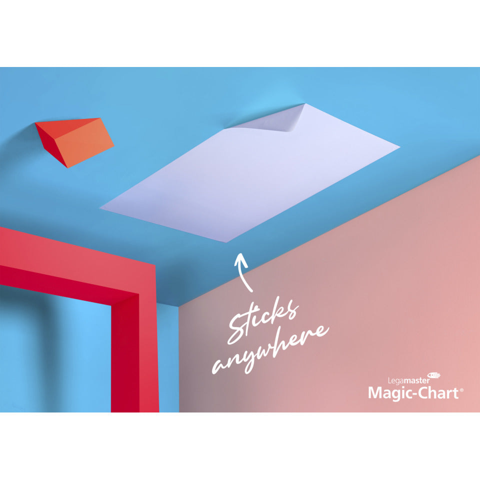 Schreibfolie Magic-Chart Flipchart, 60 x 80cm, 25 Blatt, weiß LEGAMASTER 7-159000 LEGAMASTER 7-159000 60x80cm