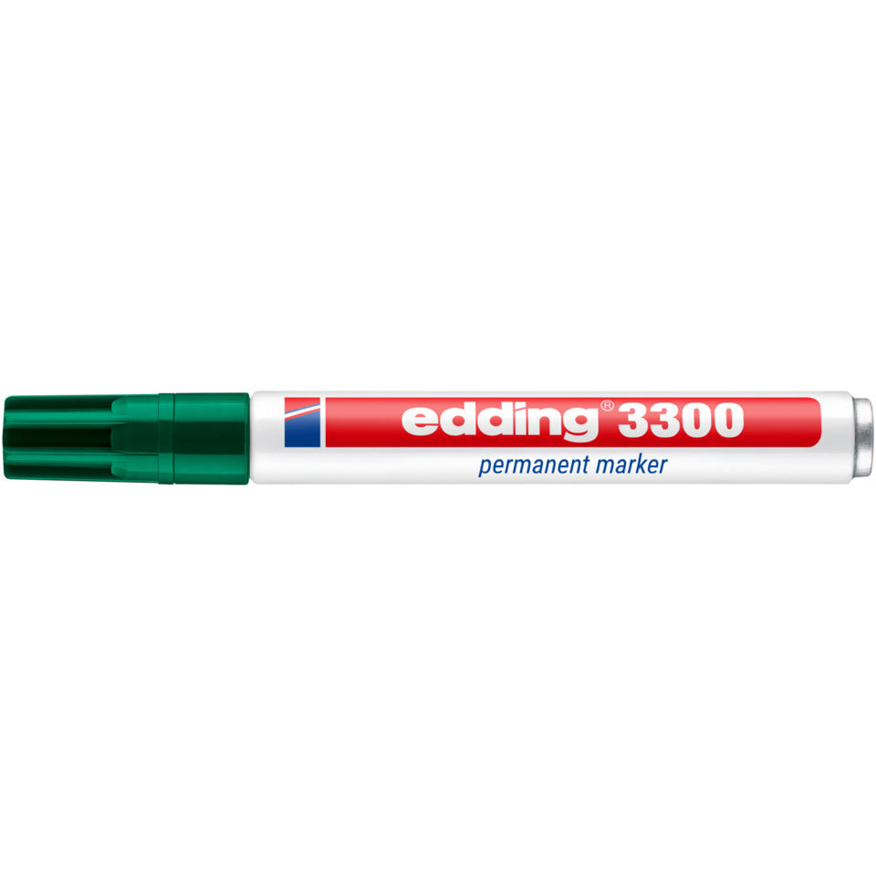 Permanentmarker 3300, Keilspitze, nachfüllbar, 1-5mm, grün EDDING 4-3300004 EDDING 3300-004 Keilspitze nachfüllbar