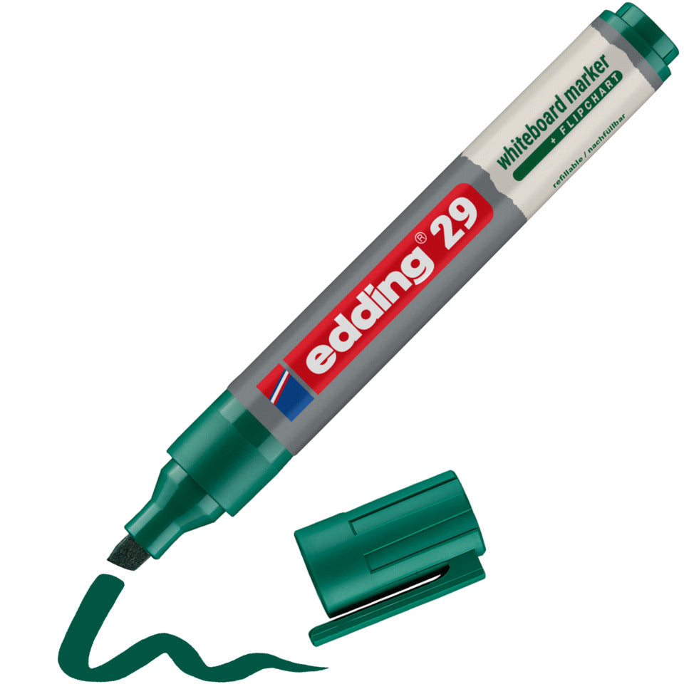 Whiteboardmarker EcoLine, 1,5-5mm, Keilspitze, grün EDDING 29-004 EDDING 29004