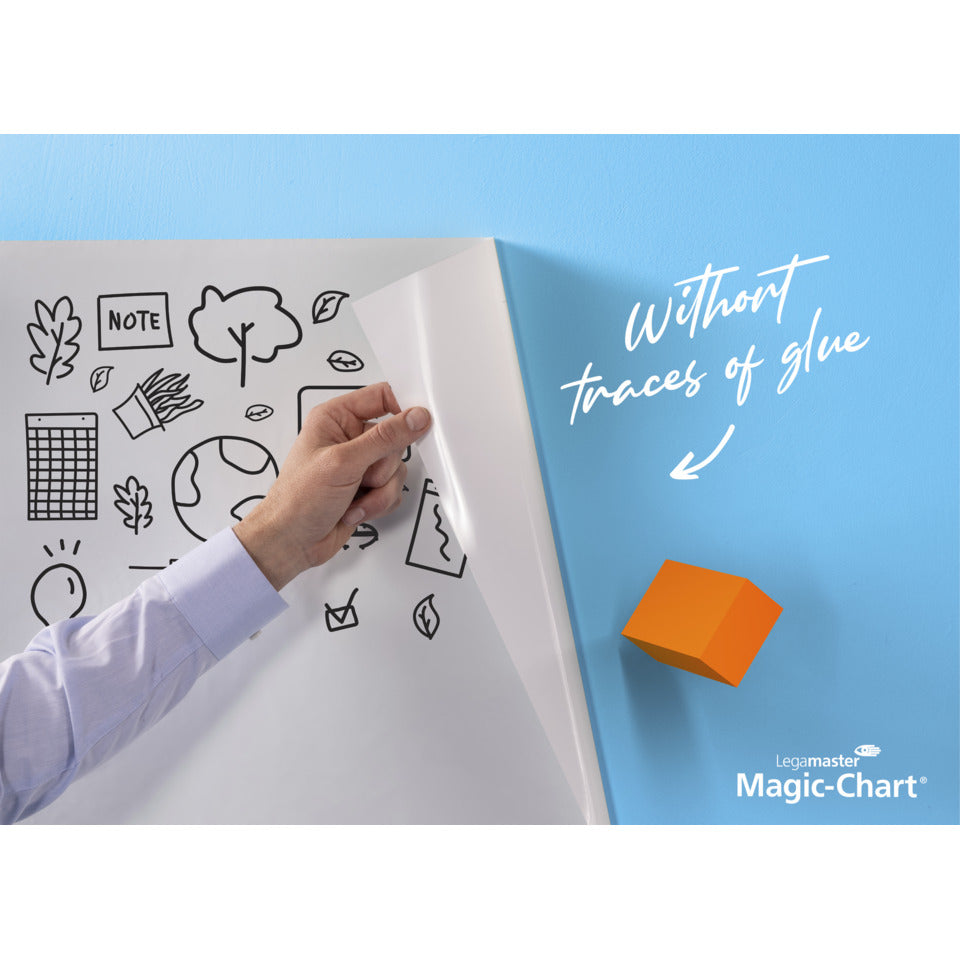 Schreibfolie Magic-Chart Whiteboard, 60 x 80cm, 25 Blatt, weiß LEGAMASTER 7-159100 LEGAMASTER 7-159100 60x80cm