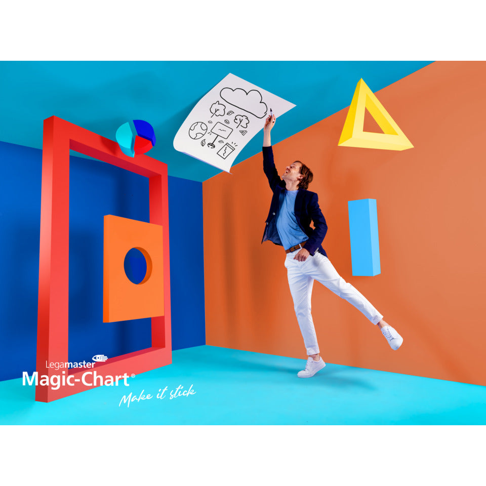 Schreibfolie Magic-Chart Clearboard, 60 x 80cm, 25 Blatt, transparent LEGAMASTER 7-159300 LEGAMASTER 7-159300 60x80cm