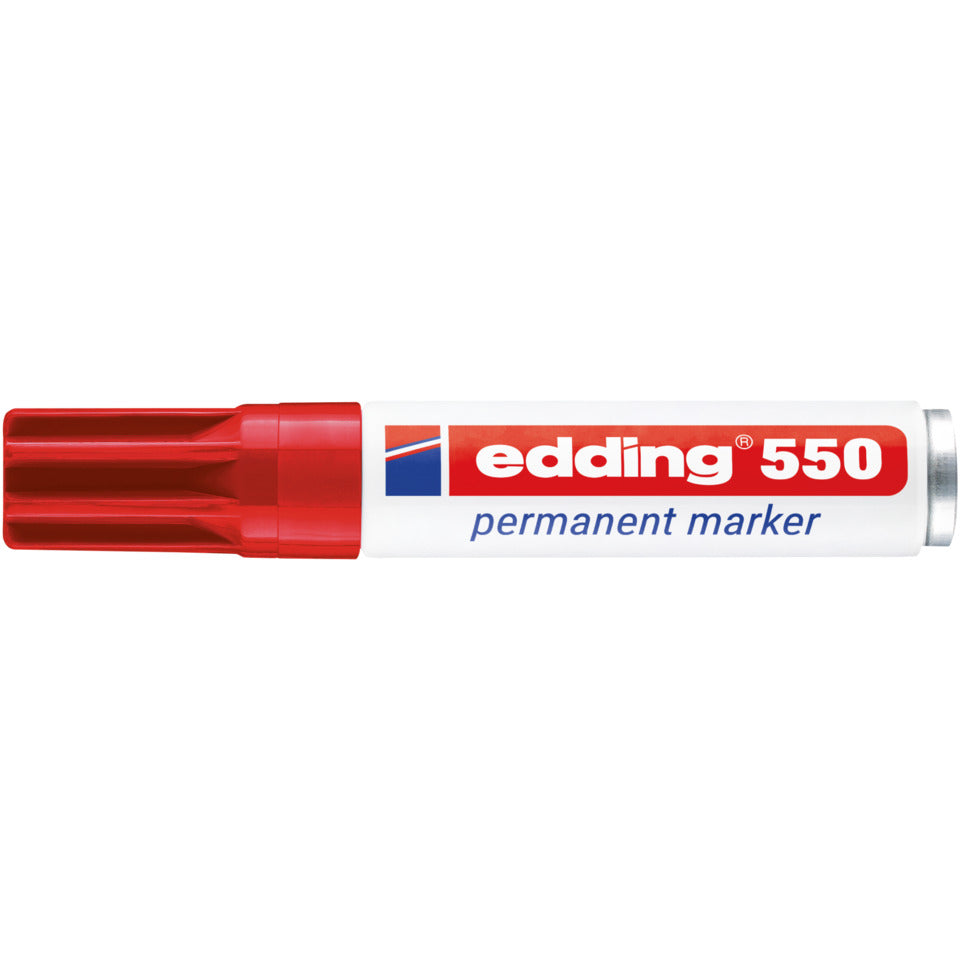 Permanentmarker 550, Rundspitze, nachfüllbar, 3-4mm, rot EDDING 4-550002 EDDING 550-002  Rundspitze nachfüllbar