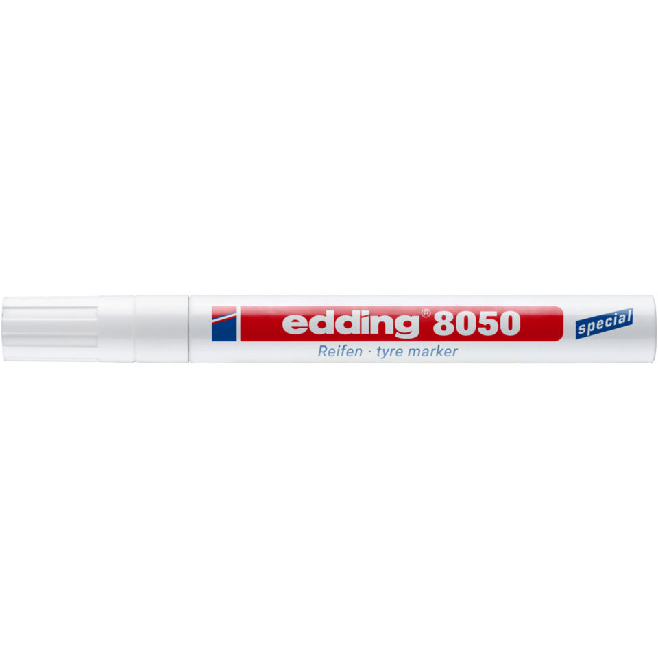 Reifenmarker 8050, 2-4mm, weiß EDDING 8050049